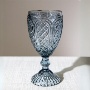 Camilla Blue Vintage Water Goblet