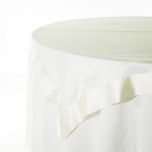 Organza with Ivory Lamour Border - Image 2