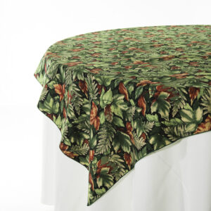 Print Leaves Green 72"X72" Square - Image 2