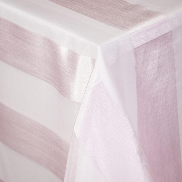 Sheer Ariel Pink 72"X72" Square