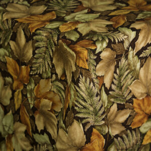 Print Leaves Brown