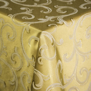 Damask Maple Scroll Gold