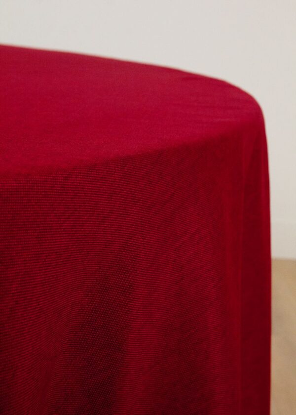 Artisan Weave Ruby 120" Round - Image 5