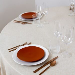 Artisan Weave Sand 120" Round - Image 3