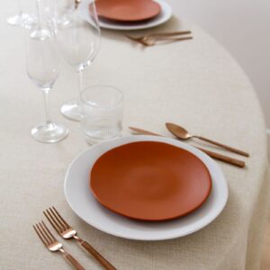 Artisan Weave Sand 120" Round - Image 7