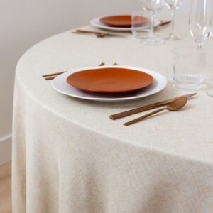 Artisan Weave Sand 120" Round - Image 5