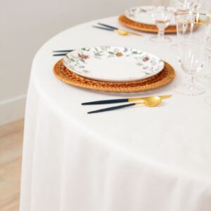Cottonese Ivory 120" Round - Image 2