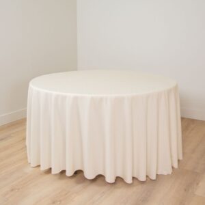 Cottonese Ivory 120" Round - Image 6