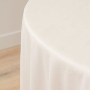 Cottonese Ivory 120" Round - Image 5