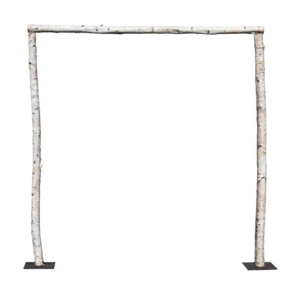 Birch Chuppah Arbor | 8' x 8' x 8' or Arch 8' x 8' x 2' - Image 2