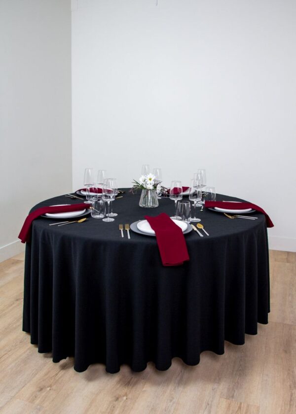 Cottonese Black 20" x 20" Napkin - Image 5