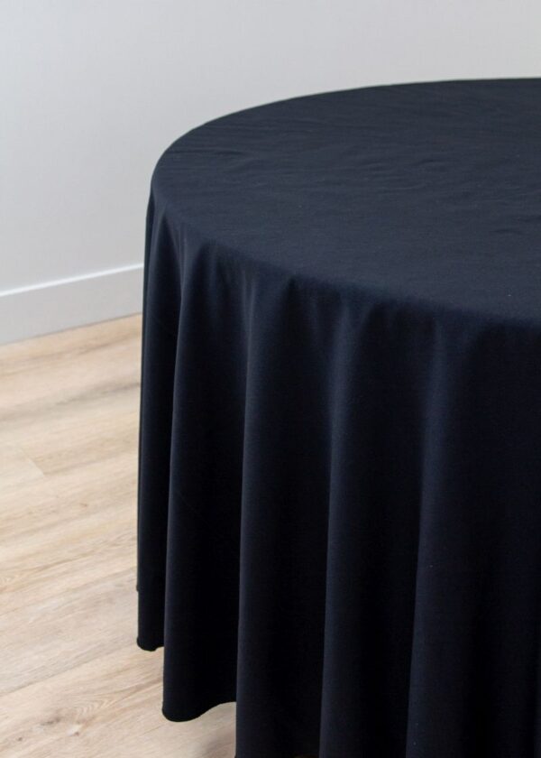 Cottonese Black 120" Round - Image 12