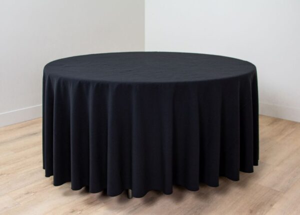 Cottonese Black 120" Round - Image 11