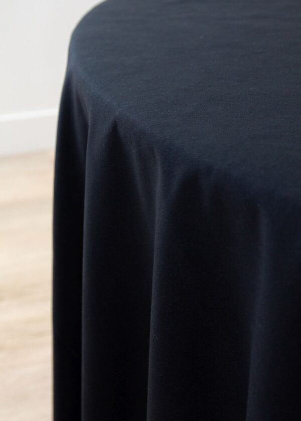 Cottonese Black 120" Round - Image 9