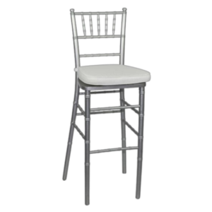 Chiavari Bar Stool | Silver - Image 2