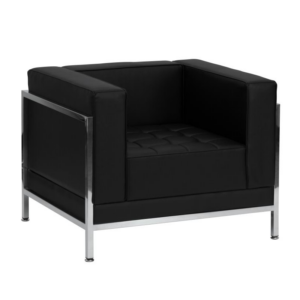 Black Leather Lounge | Arm Chair - Image 2