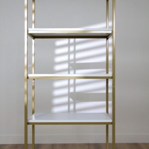 Bar Back Shelf | Gold and White - Image 5