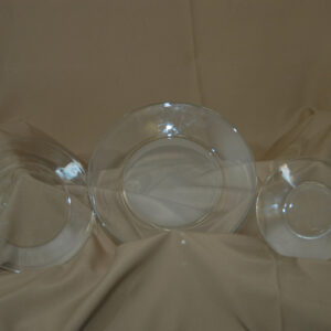 China Glass/Clear Plate 6" - Image 4