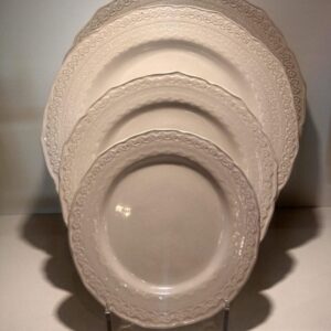 Sienna Lace Ivory China Plate 12" - Image 2