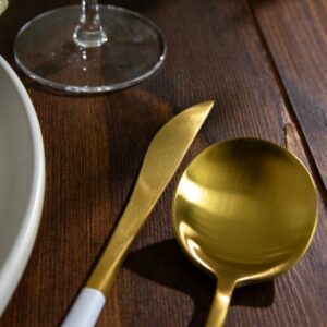 Vera Gold/White Teaspoon - Image 9