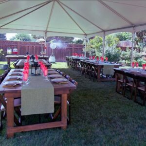 Deluxe Backyard Party Package from Diamond Event & Tent