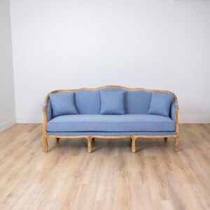 Provence French Country Sofa in Blue - Image 2