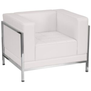 White Leather Lounge Collection