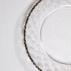 Modern Decorated Silver Rim Charger - Image 2