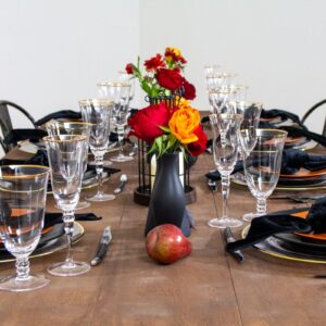 Clear Glass Gold Rim Charger - Image 11