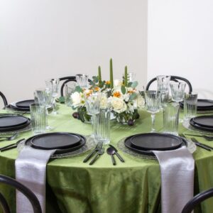 Modern Decorated Silver Rim Charger - Image 8