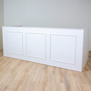 Large Decorative Bar Facade in White - Image 3