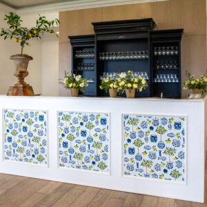 Large Decorative Bar Facade in White - Image 2