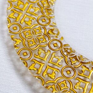 Gold Monogram-Style Charger - Image 4