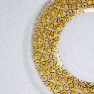 Gold Monogram-Style Charger - Image 3