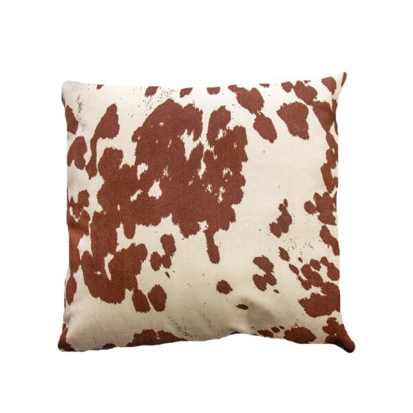 Brown Cow Print Pillow