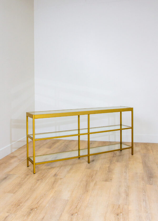 Gold & Glass Display Console - Image 2