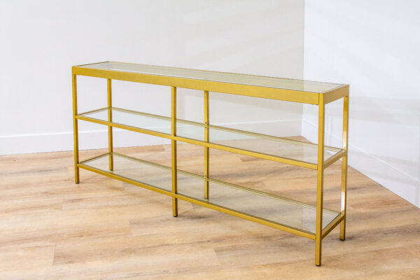 Gold & Glass Display Console - Image 3