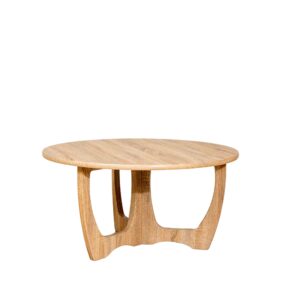 Lounge Coffee Table Solid Wood with Three Legs