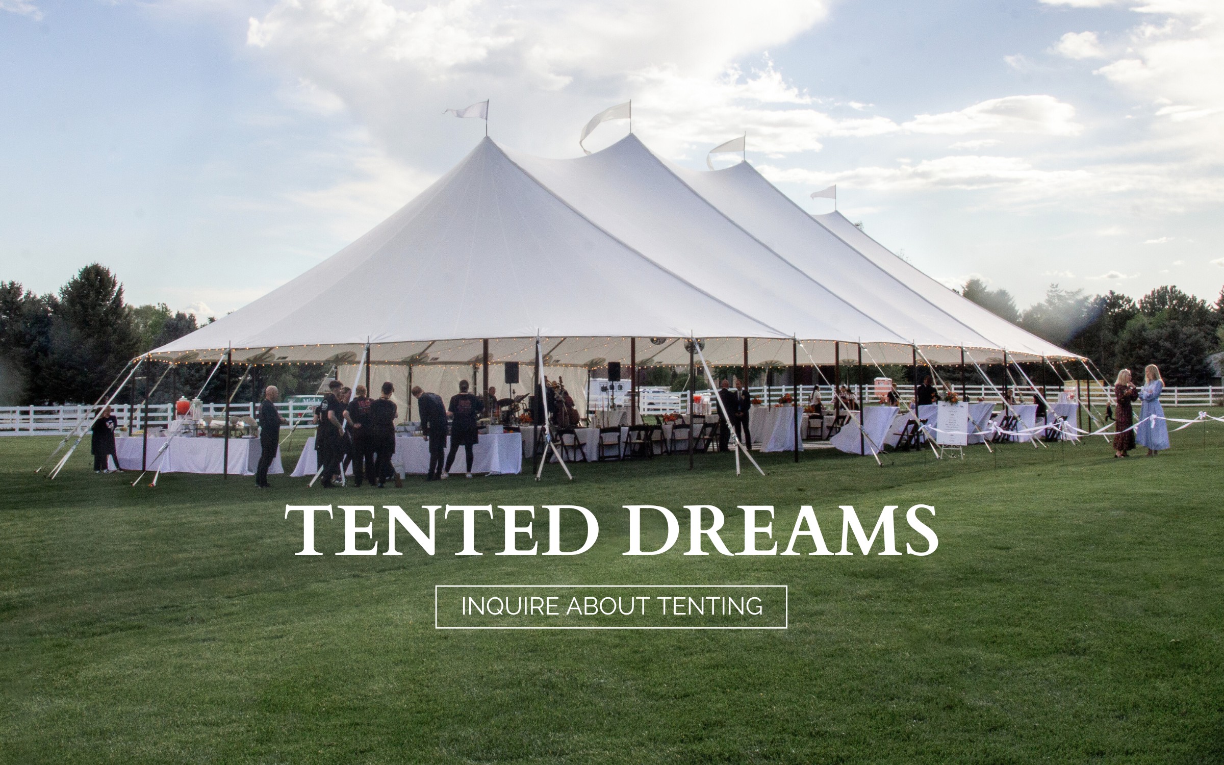 Tent and structure rentals in Utah for weddings, events, corporate parties, and festivals