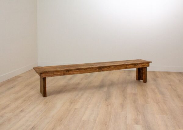 Alpine Wood Bench | 8' - Image 7