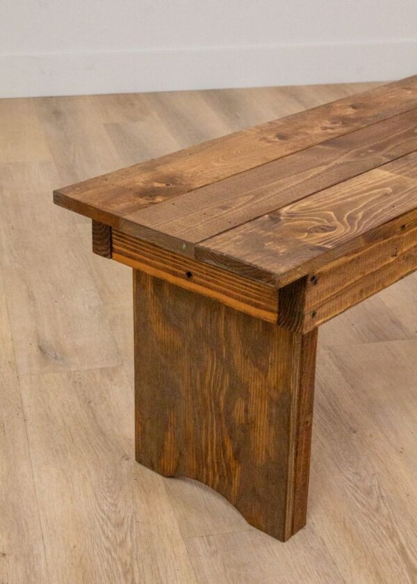 Alpine Wood Bench | 8' - Image 3