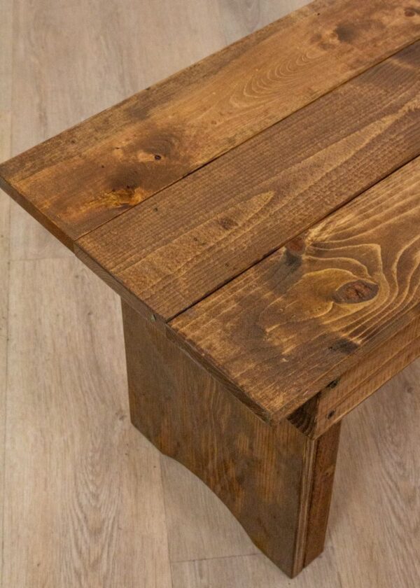 Alpine Wood Bench | 8' - Image 4