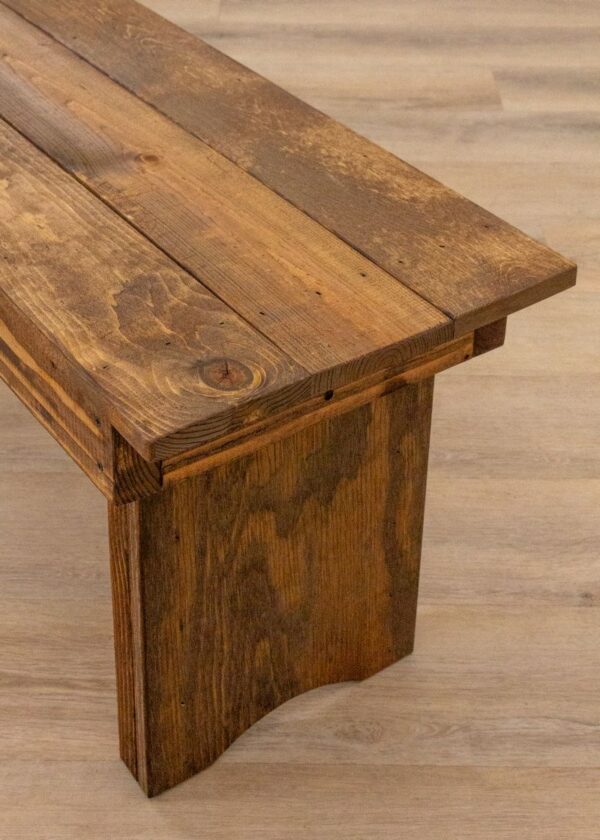 Alpine Wood Bench | 8' - Image 5