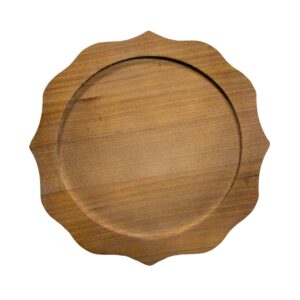 Antique Fruitwood Charger