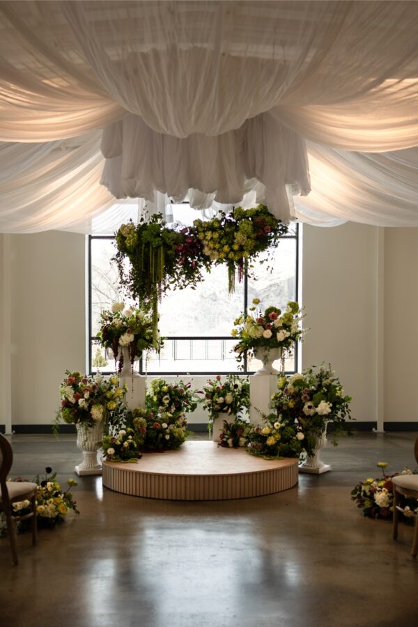 Natural Slatted Ceremony Platform