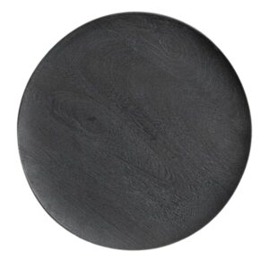Black Wood Ash Charger from Alpine Event Co