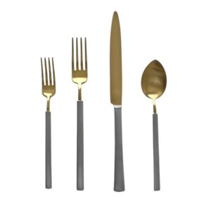 Quinn Gold and Silver Two-Toned Flatware