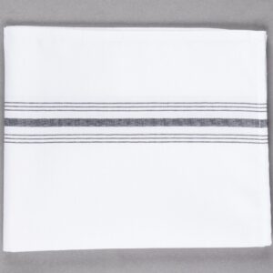 black bistro stripe napkin