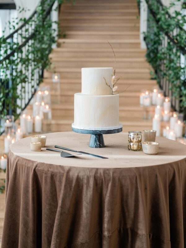 Black Marble Cake Stand - Image 2