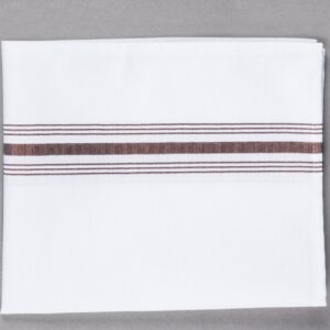 chocolate bistro stripe napkin